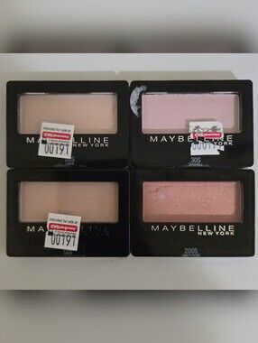 New Maybelline Eyeshadow Set (2 Linen, 1 Seashell, 1 Dusty Rose)